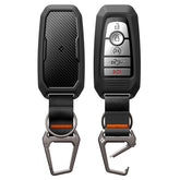 Spigen front view of key fob cover showing slim protective fit and easy access