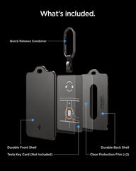 Spigen close-up carbon-fiber texture adding sporty style and grip