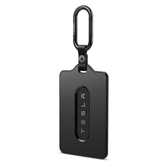 Spigen front view of Tesla key card holder showing fit and protection