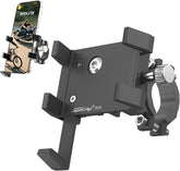 SpoLite front view mounted on handlebar showing secure fit
