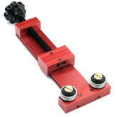 Sporthfish 66490 front view showing red anodized body and blade for reliable cutting