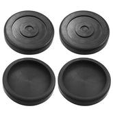 Sporthfish front view of round rubber arm pad showing profile and durable material