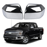 sportuli chrome side mirror covers front view shows polished look and instant upgrade
