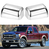 sportuli front view chrome top mirror covers showing polished finish and fresh style