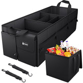 Sposuit front view showing full organizer and benefits of high-capacity storage