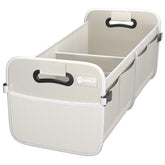 Sposuit front view of organizer showing roomy storage and neat appearance