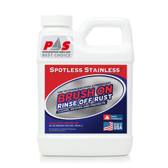 Spotless Stainless front label on 32 oz quart showing product identity and benefits