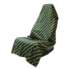 Sprints Velocity Blitz Green full-sized towel front view showing coverage and sporty color for protection