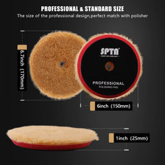 SPTA close-up of natural wool fibers revealing aggressive cutting power