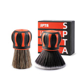 SPTA brushes front packaging showing two-piece set and curved handles for easy grip