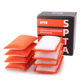 SPTA front packaging showing eight replacement sponges and brand benefit