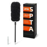 SPTA front view of microfiber wheel brush showing shape and length, fast cleaning