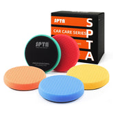 SPTA front view of 4.5-inch pad stack showing color-coded set and fast selection benefit