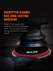 SPTA hook-and-loop backing detail demonstrating secure attachment and quick changes