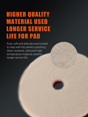 SPTA microfiber pad close-up for high-gloss finishing