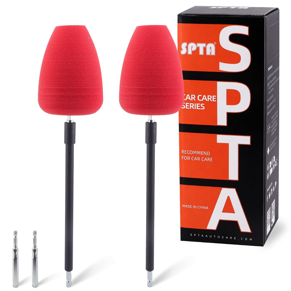 SPTA front view of polishing tool showing full wheel and aluminum core benefit: durable performance