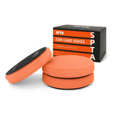SPTA front view of orange T40 pad showing shape and size benefit