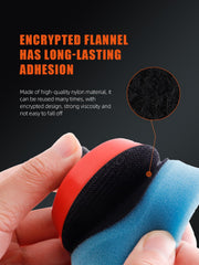 SPTA wool buff and microfiber pads close detail demonstrating softness for high-gloss finishing