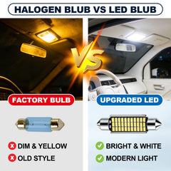 Spurtar 31mm festoon bulb installed in dome light improving cabin visibility