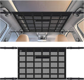 SSNNUU front view of overhead cargo net showing organized storage benefit