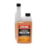 STA-BIL front label showing 32 oz bottle and product name, clarifying use