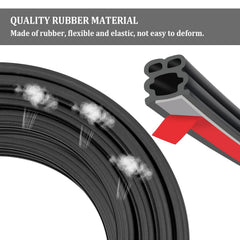 Stacool installed on car door demonstrating wind-noise reduction benefit