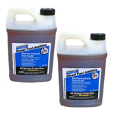 Stanadyne front packaging showing two jugs and treatment capacity benefit