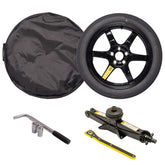 StanceMagic front wheel assembly showing fit and gloss black finish benefit