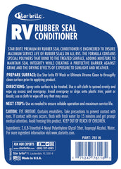 STAR BRITE close-up of conditioner on rubber texture demonstrating restored pliability