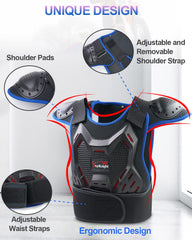 StarknightMT backplate detail highlighting reinforced shield and ride confidence