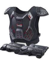 StarknightMT front view of chest protector showing full coverage and protection