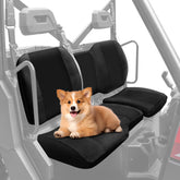 StarknightMT front view of full back seat cover protecting seats