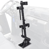 StarknightMT front view of vertical gun rack showing compact footprint and stability