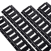STARLEAPARTS 2' E-Track 4-pack front view showing rails and powder coat durability