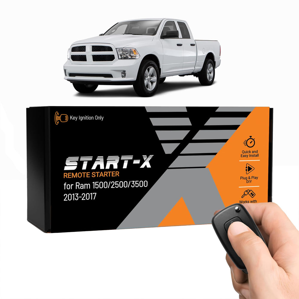 Start-X kit front packaging showing RAM compatibility and easy install benefit