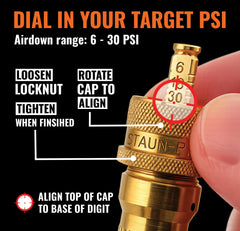 Staun brass nozzle detail demonstrating durable construction and reliable seal