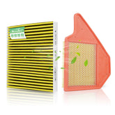 StaunchAuto front packaging of engine and cabin filter combo showing fit compatibility and value
