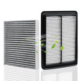 StaunchAuto front packaging showing both engine and cabin filters and compatibility labels