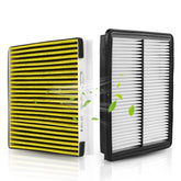 StaunchAuto front packaging showing both cabin and engine filters for Telluride, clear compatibility labels