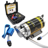 steauty front package shot showing complete kit and compact box for easy storage