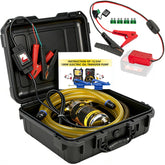 steauty front packaging and kit showing ready-to-use case and accessories for quick setup