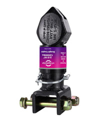 Stegewop front view of coupler showing ball socket and body for secure towing