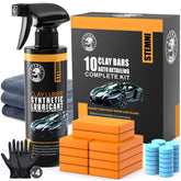 Stemni front packaging showing full kit and included accessories for easy detailing