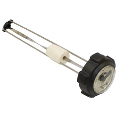 Stens fuel cap front view with gauge for quick fuel level checks