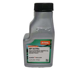 STIHL Ultra being mixed into fuel at job site demonstrating convenience and precision