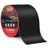 STIKBOND front view of black 4x50ft roll showing compact packaging and ready-to-use benefit