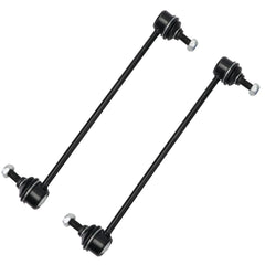 Stiueoav K80296 front sway bar link pair in packaging showing included parts and fitment