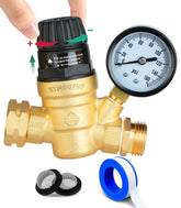 STMOUTUO front view regulator showing sturdy brass body and hose connection advantage
