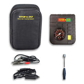 Stop & Go front view showing compact design and controls, ideal for portability