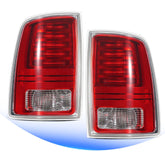 STRECOS front view of chrome housing taillight showing full assembly and improved visibility